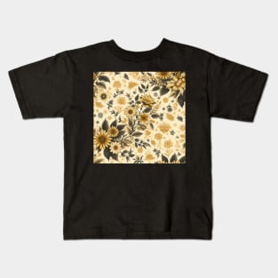 Yellow Flowers Kids T-Shirt